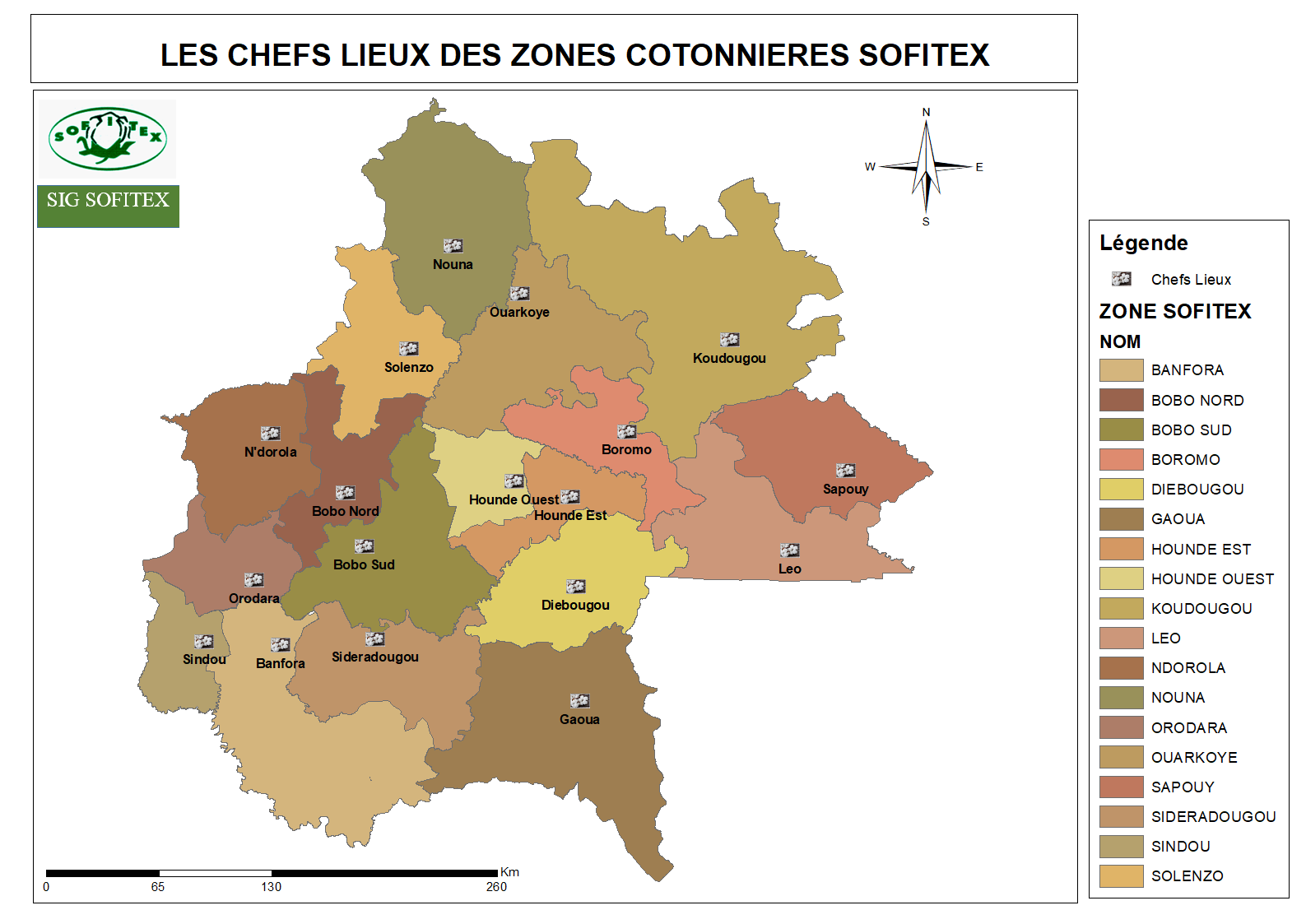 Zones sofitex